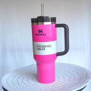 NWT Stanley 40oz electric neon pink cup BRAND NEW